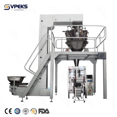 5-55 Bags/Minute Multi Head Weigher Packing Machine 180-350mm Bag Width