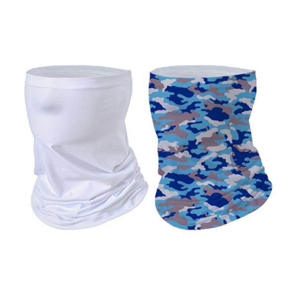White Sport Sublimation Headband Blanks Polyester Handkerchief For Sublimation
