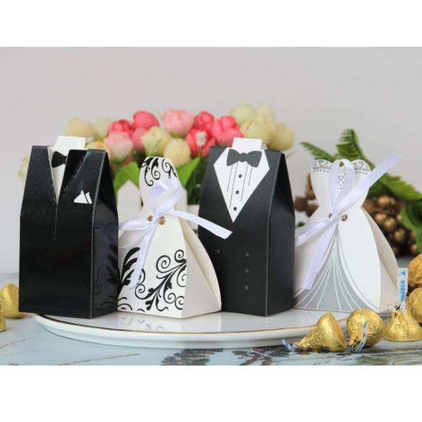 Коробка бумаги упаковки еды упаковки платья свадьбы на шутиха 10*5*3cm шоколада