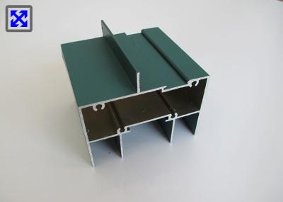 Green Powder Coating Aluminum Extrusion Profiles T5 State For Furniture