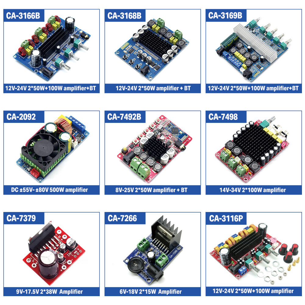 15W 15W Digital Amplifier Module Dual-Channel Parts for DIY Kit Audio Amplifier Board