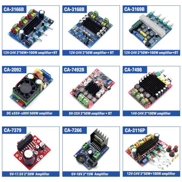TPA3118 Series 60W Mono Digital Audio Power Amplifier Board with DC 8-24V Class D Amplifier Module