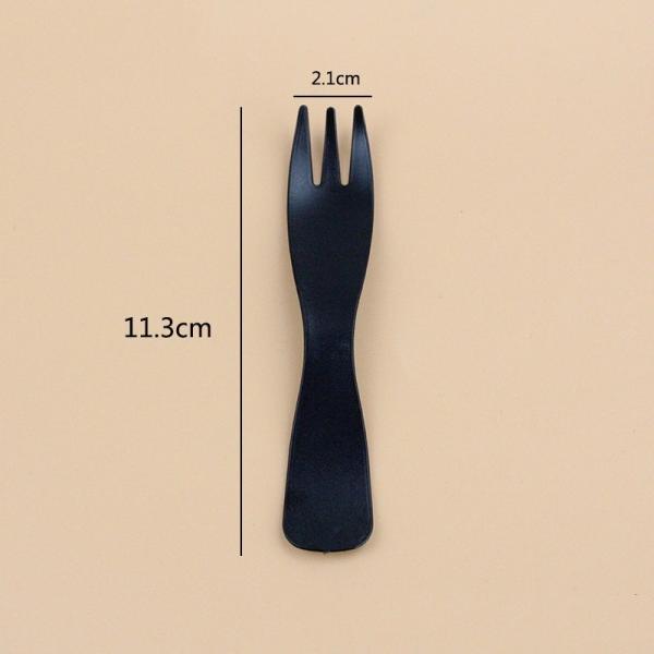 Straight Style Disposable Plastic Cake Fork for Fruit Dim Sum and Other Foods