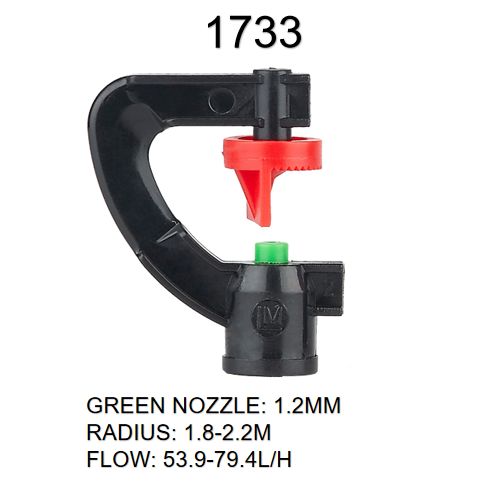 Quick Connect G Type 180 Degrees Agriculture Irrigation Ground Sprinkler Refraction