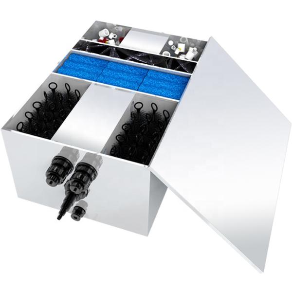 Outdoor Stainless Steel Koi Pond Water Circulation System 2000LPH