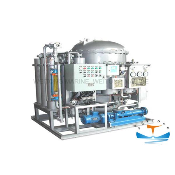 Solas Approval Oily Water Bilge Separator , Fuel Oil Separator Marine 0.05-2.0 Capacity