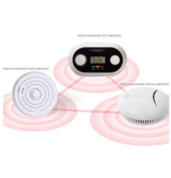 433MHz Standalone Smoke Detector OEM ODM For Smart Home Space Security