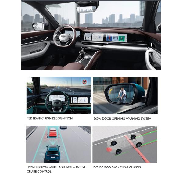 Geely Monjaro 2023 SUV Car 2.0 at 4WD Exclusive Gasoline featuring Turbo Engine Type