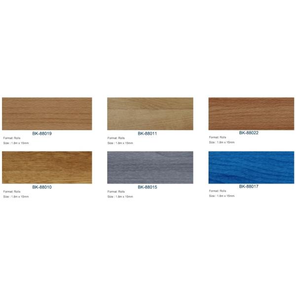 Coro de baloncesto de Relle Vinyl Sport piso de 6 mm con revestimiento UV y reducción de ruido