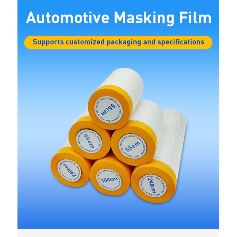 Spray Applied PE Protective Film Impermeable Barrier Tear Resistant Customizable Width