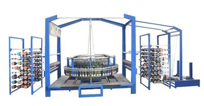 4 Shuttle Mesh Circular Loom For Fruits / Vegetables Bag Packing High Speed