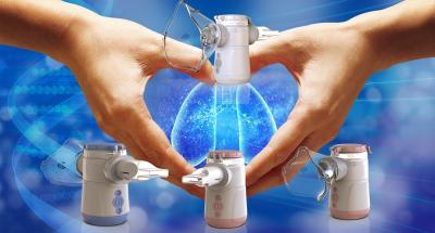 Dual Channel Portable Nebulizer Compressor Machine for Respiratory Treatment