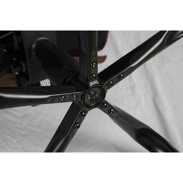 PU Brown Leather Reclining Office Chair With Footrest Retractable Reducing Tension