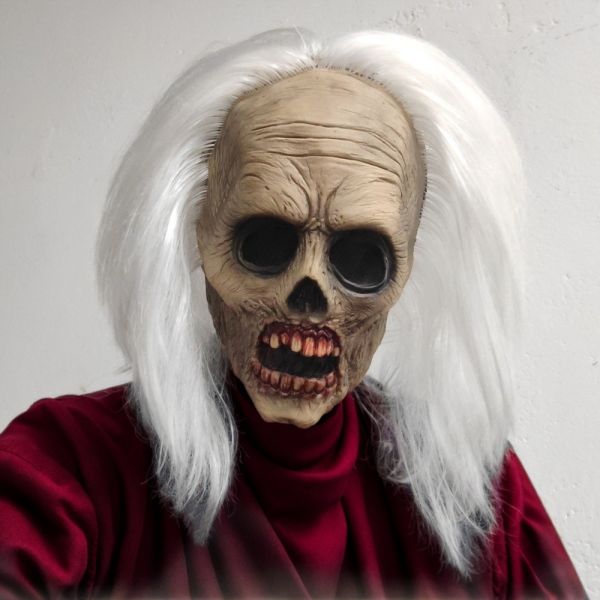 Realistic Latex Zombie Mask One Size Fit Most for Halloween Parties and Cosplay
