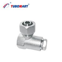 Tubomart ガス/水システム用カスタマイズ Pex Al Pex 圧縮継手 OEM 真鍮色またはニッケルめっき