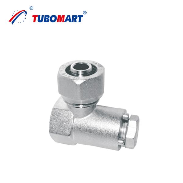 Tubomart ガス/水システム用カスタマイズ Pex Al Pex 圧縮継手 OEM 真鍮色またはニッケルめっき