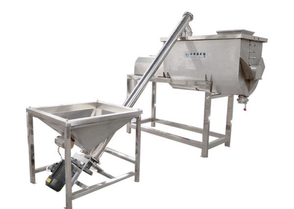 Snack Food Horizontal 450L/Time SS304 Dry Mixer Agitator