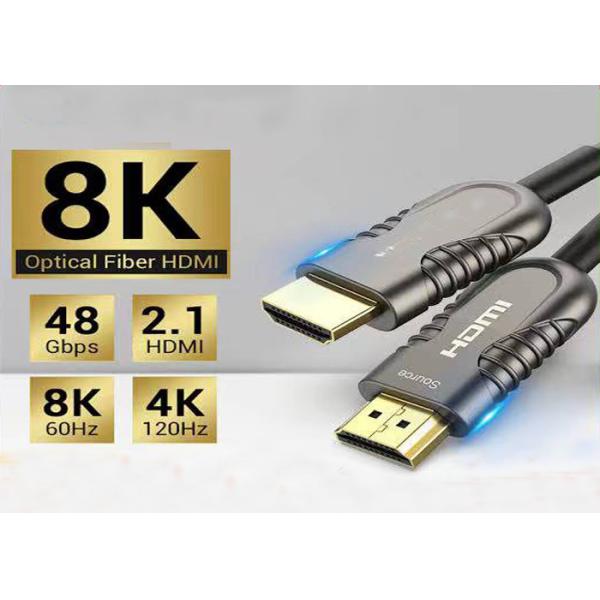 HDMI кабель с оптоволоконной связью длительного диапазона до 4K и 8K поддерживает HDMI 2.0/1.4
