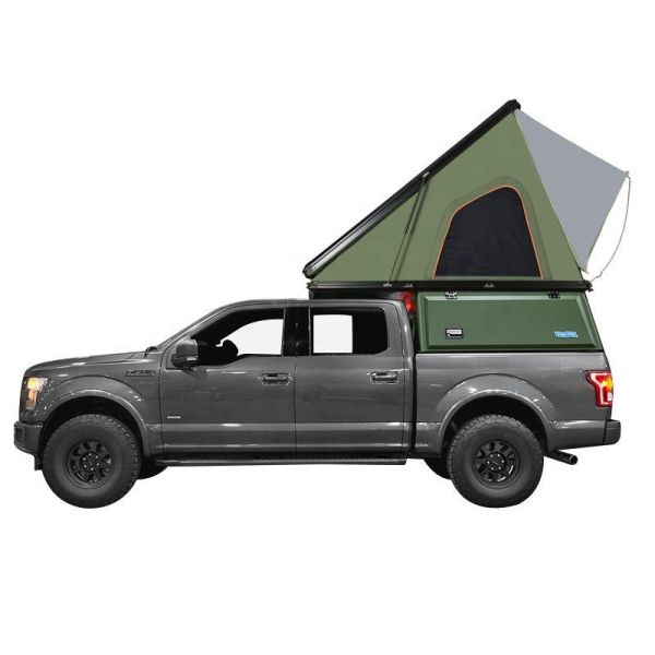 New SUV off-road pickup trucks and other models have a universal triangular aluminum shell roof tent safety latch