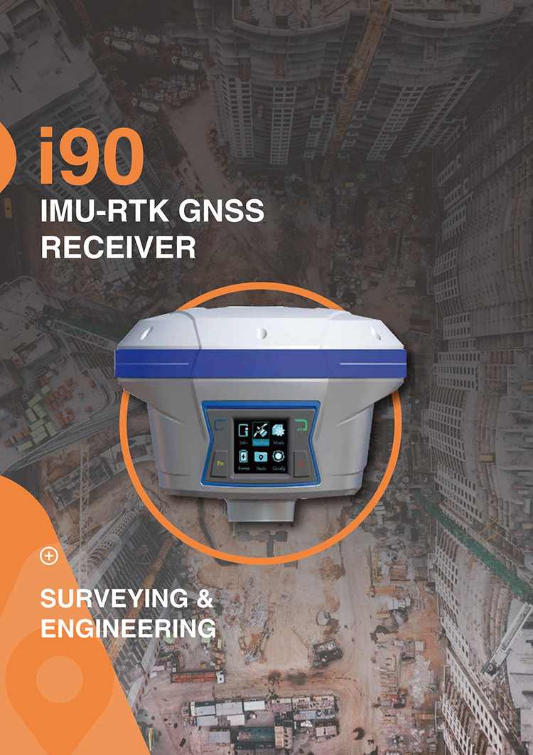 Приемник X12 RTK GNSS I90 Diferencial CHC интегрировал модем 4G