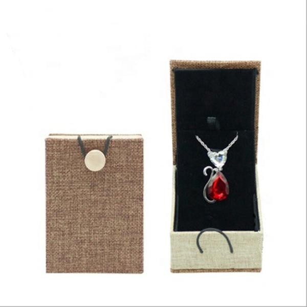 Caja de regalo de papel de lujo del diseño hermoso y elegante para el embalaje de la joyería