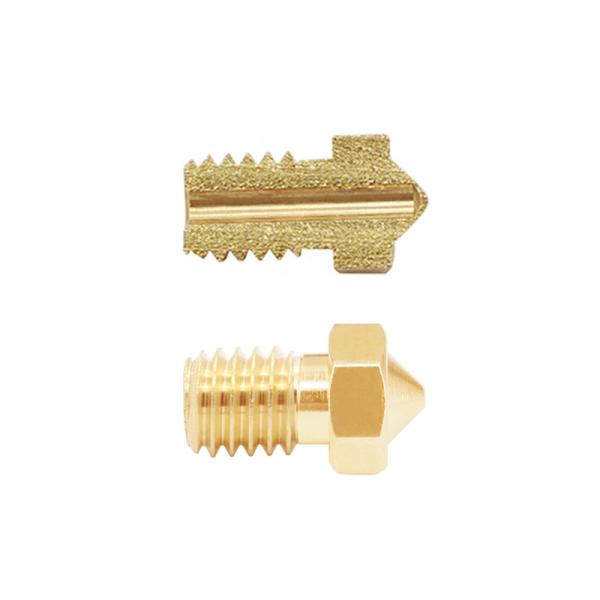 GT2 Pitch 2mm MK8 Copper 3D Printer Nozzle Size 12.5mm X 7mm