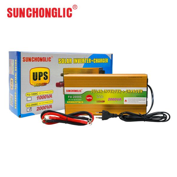 2000w inverter charger smart with overload protection 12v to 220v