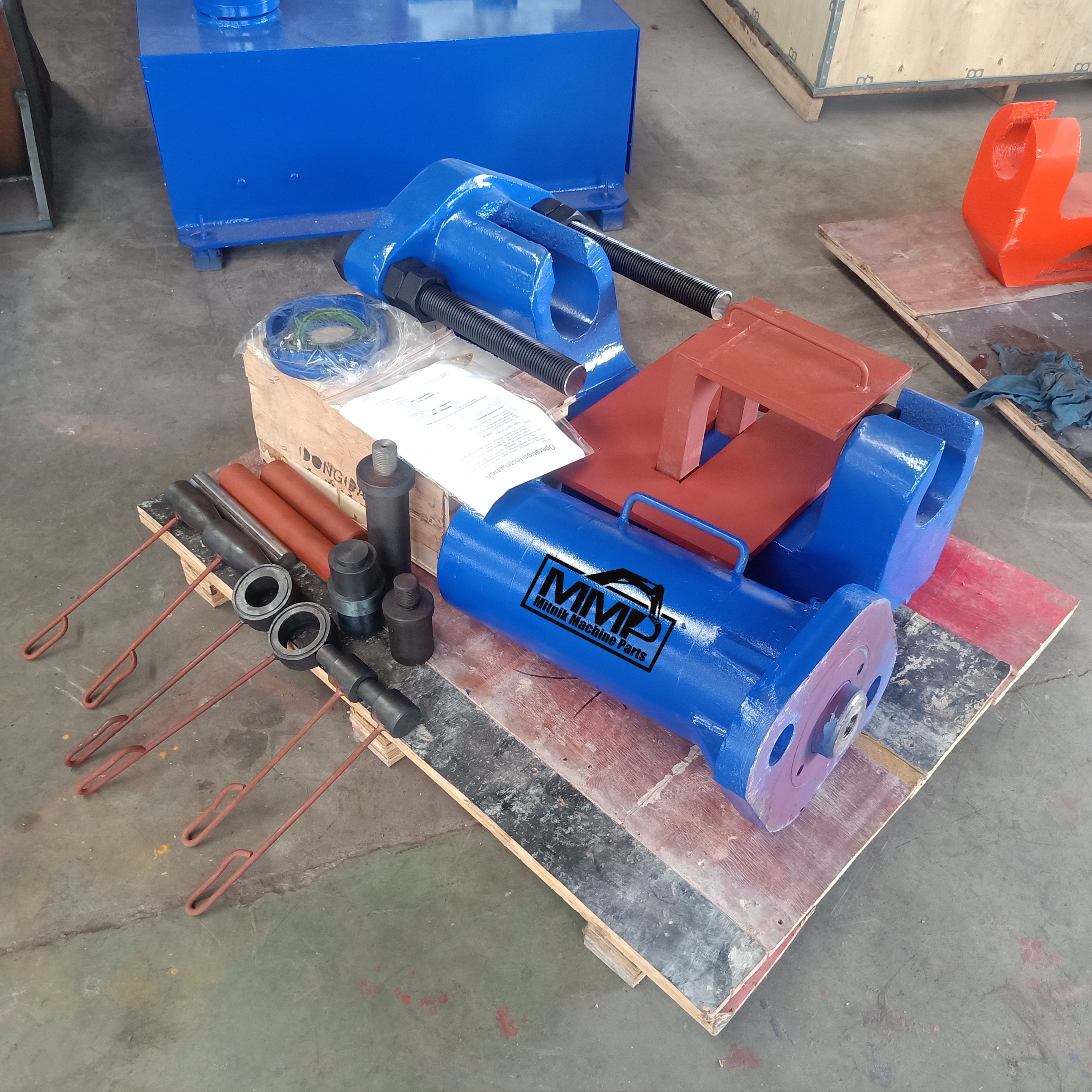 Excavator Bulldozer Track Link Repair 150T Capacity Hydraulic Track Pin Press Machine