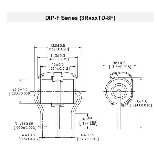 Comp защиты сети ПОГРУЖЕНИЯ и SMD Arrestor Arrester 75V-800V ограничителя перенапряжения серии GDT 3RD-8 нагнетательных труб газа 20KA