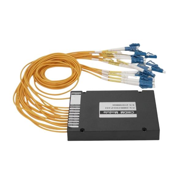 Module Mux Demux CWDM 16 canaux extensible avec port de contrôle, IL 4.5dB, LC UPC, fibre unique