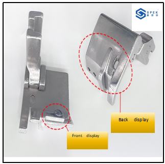 T9 Unibersal Press Foot Adjustable Rolled Edge , Folded And Wrapped Edge Three In One Multi-Functional Press Foot