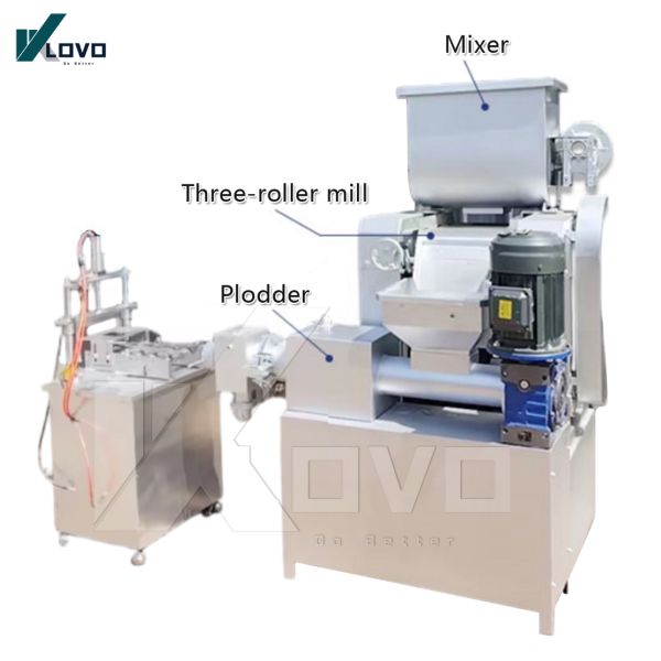 Compact Fully Automatic Soap Making Machine with 100-300kg/h Capacity for Bar Soap Production Line