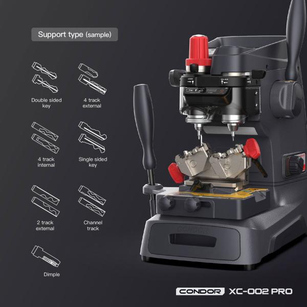 Новый Xhorse Condor XC-002 Pro Ручная ключотрезающая машина без батареи Обновленная версия Condor XC-002