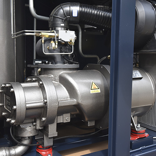 1750*1200*1450 High Volume 60HP JAGUAR 45KW Screw Air Compressor for Stationary Needs