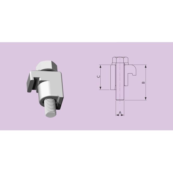 Middle Vacuum ISO Single Wall Clamp For ISO-K Flange