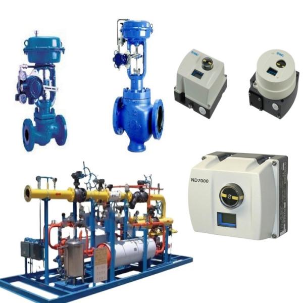Flanged PFA PFA Liners Pneumatic Control Valve Positioner Samson with 4-20 mA Signal
