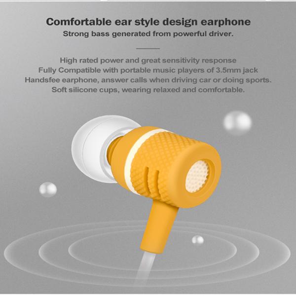 3.5mm Plug 100db Wired In Ear Earphones