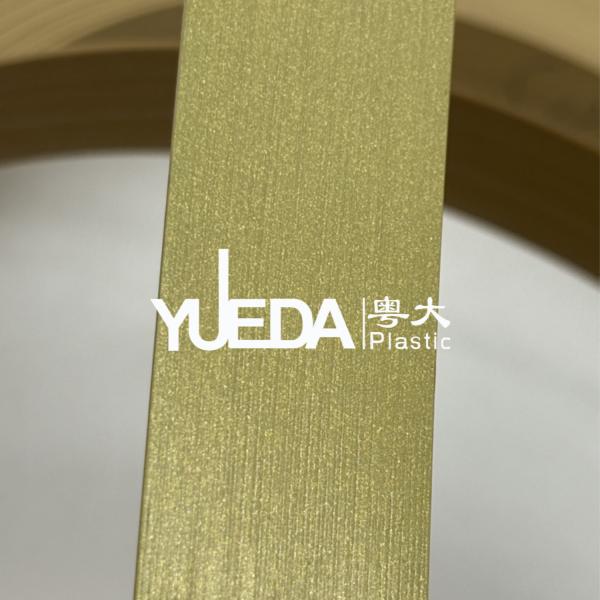 Elegant 2mm Pvc Edge Banding Combined With Unique Tassel Brushed Texture