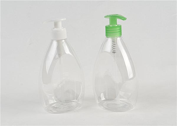 Empty Plastic Pump Bottles , Refillable PET Plastic Hand Wash Bottle