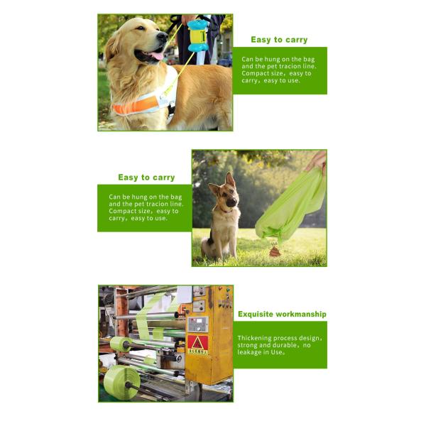 Водоустойчивая корма собаки PLA Degradable кладет в мешки на метке частного назначения крена