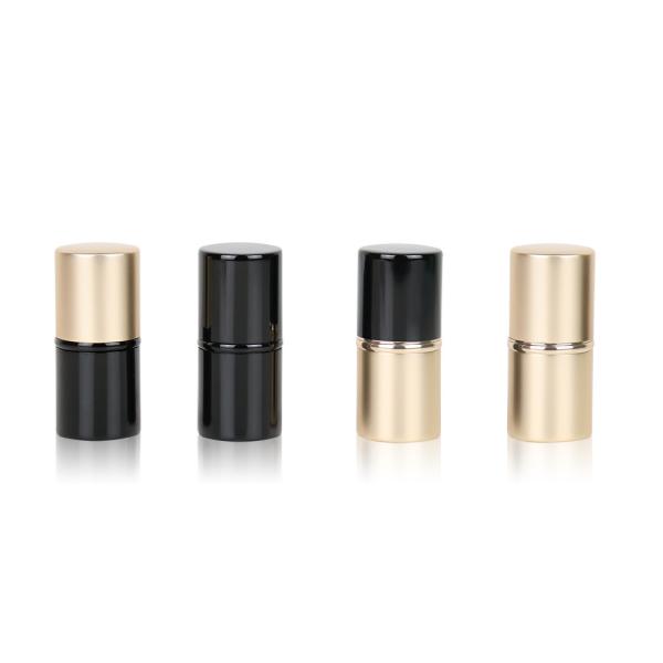 Cosmético feito sob encomenda do vegetariano do punho do metal da escova de Mini Private Label Retractable Powder