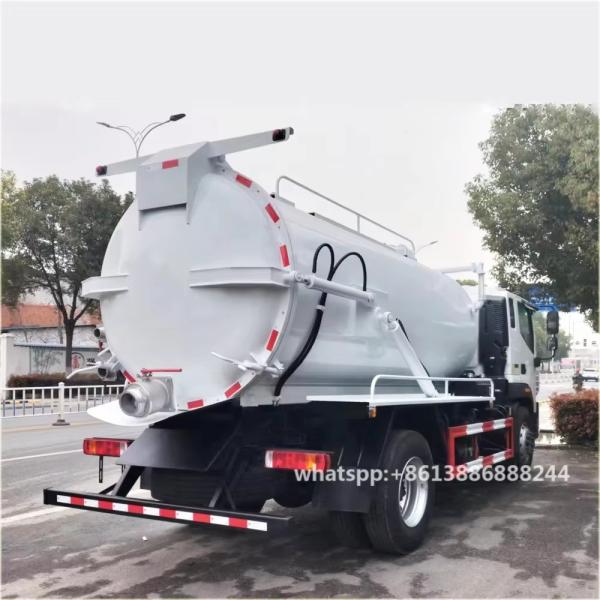 FOTON 10000-12000 Liters Fecal Suction Truck   Septic Pump Truck    Sludge Truck