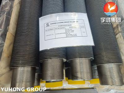 Heat Exchanger ASTM A335 P22 HFW Solid Finned Pipes With 11-13 Cr Fins