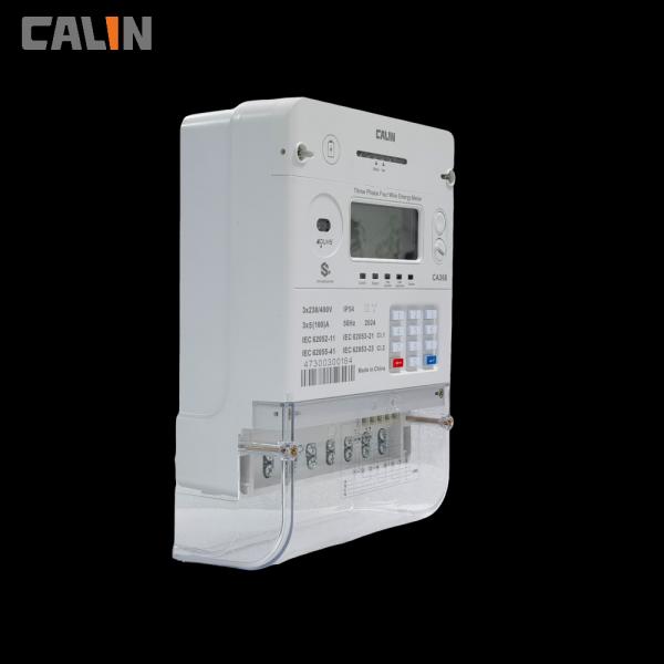 Medidor eléctrico inalámbrico de 3 fases Medidores de energía prepagados residenciales Módulo plug / play