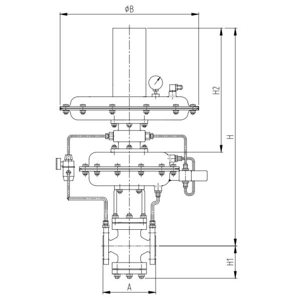 DN20 25 32 40 50 65 80 100 125 150 Pilot Operated Pressure Control Valve