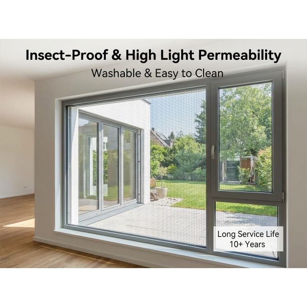 Fiberglass Window Screen Mesh Roll for Mosquito Insect Protection | Wholesale Custom Sizes from Factory