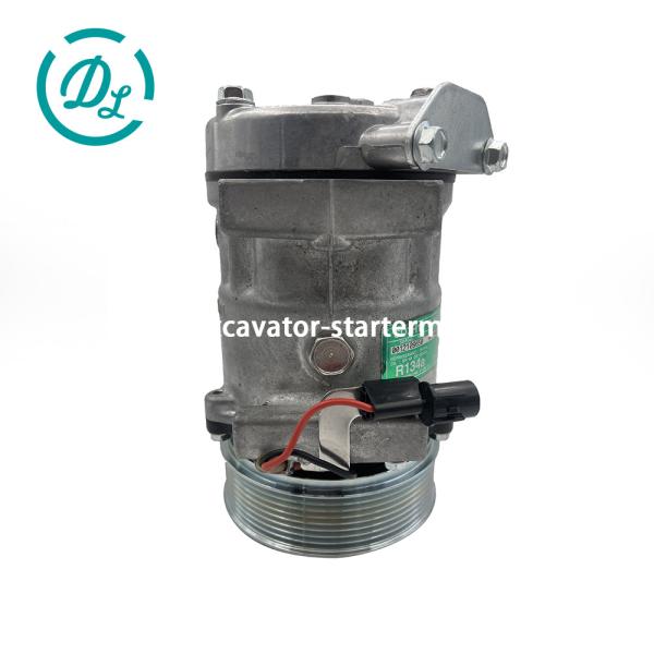 Compresseur de climatisation pour excavatrice 0012109650 SD7H15 SANDEN