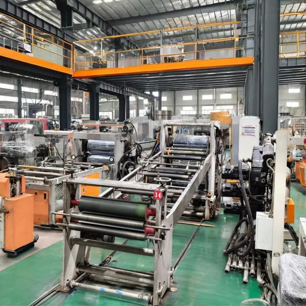 Continuous Plastic Extrusion Machine Water-cooling System Single Screw Extruder
