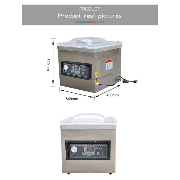 Long Service Life Desktop Vacuum Packing Machines For Fresh Meat Fish Vegetable Storage