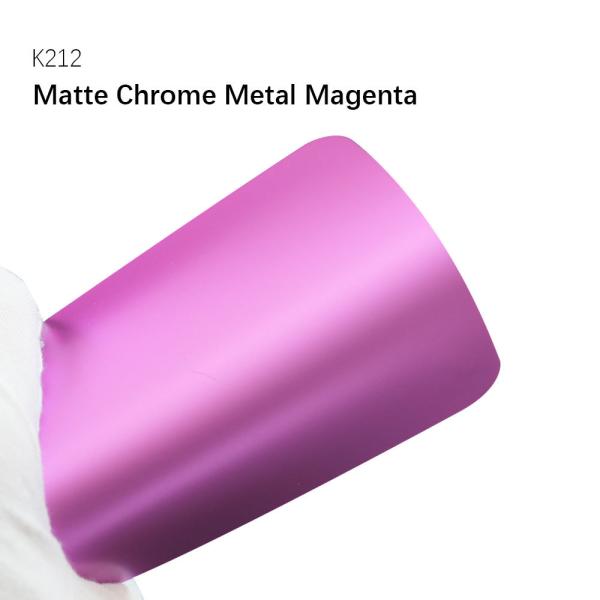 Matte Chrome Metal Magenta Car TPU PPF Matte Wrap Automotive Paint Protection Film